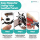Revolving Leather Punch Plier